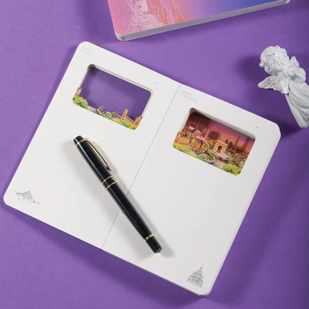 Stationery - 3D Notebook Paris - BUDDHIHERZ