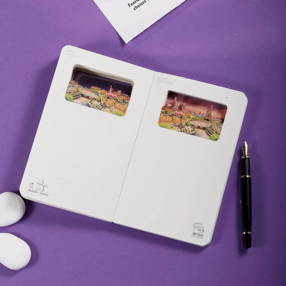 Stationery - 3D Notebook Paris - BUDDHIHERZ