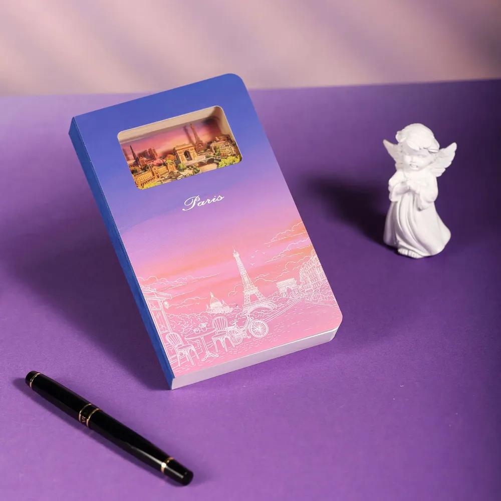 Stationery - 3D Notebook Paris - BUDDHIHERZ