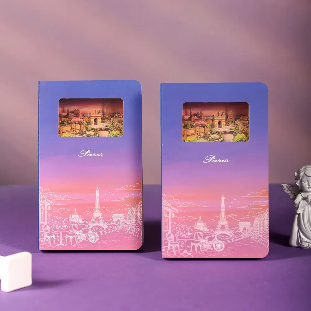Stationery - 3D Notebook Paris - BUDDHIHERZ