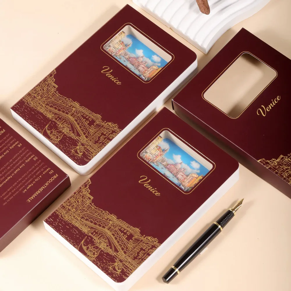 Stationery - 3D Paper Art Notebook – Venice - BUDDHIHERZ
