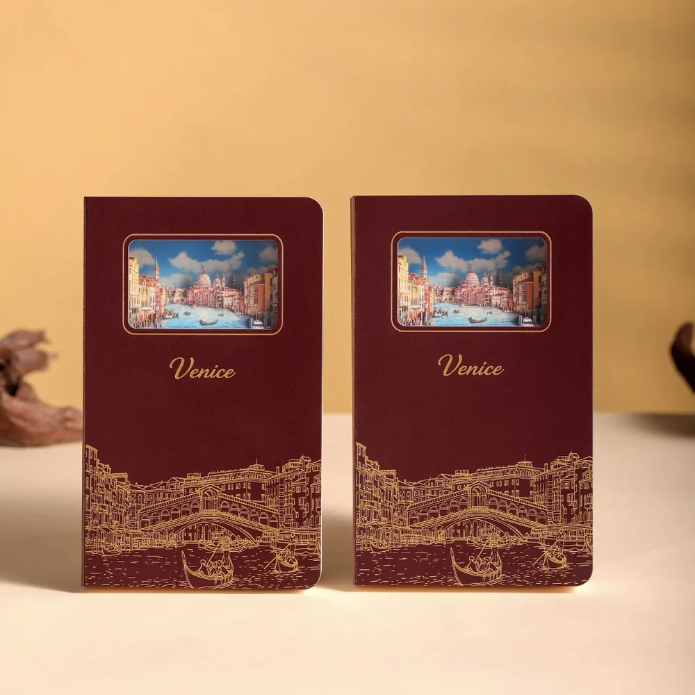 Stationery - 3D Paper Art Notebook – Venice - BUDDHIHERZ