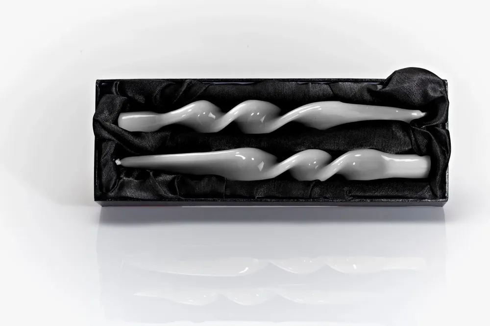 Candles - MELORIA DENISE CLASSIC - Box of 2 twisted candles - GRAZIANI