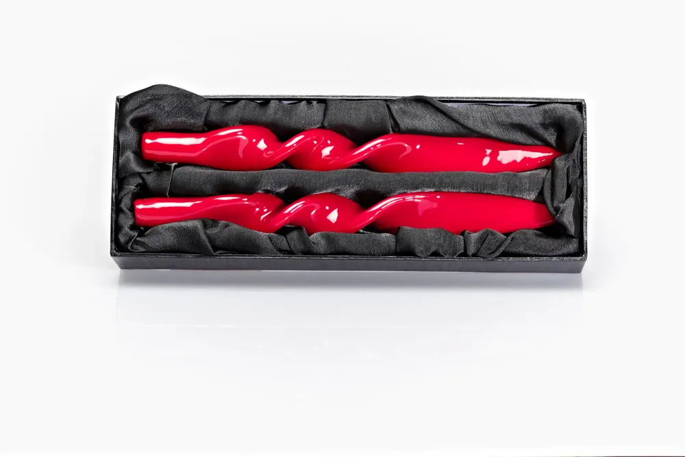 Candles - MELORIA DENISE CLASSIC - Box of 2 twisted candles - GRAZIANI