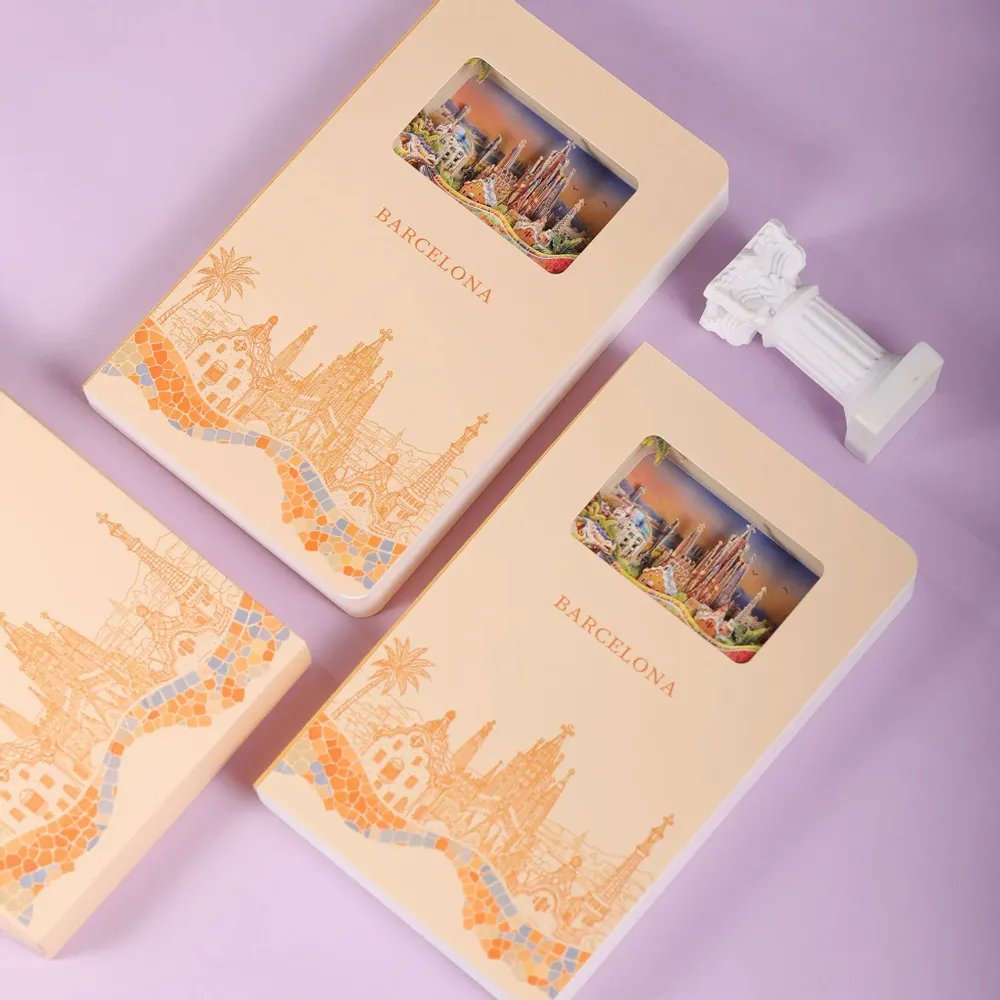 Stationery - 3D Paper Art Notebook — Barcelona - BUDDHIHERZ