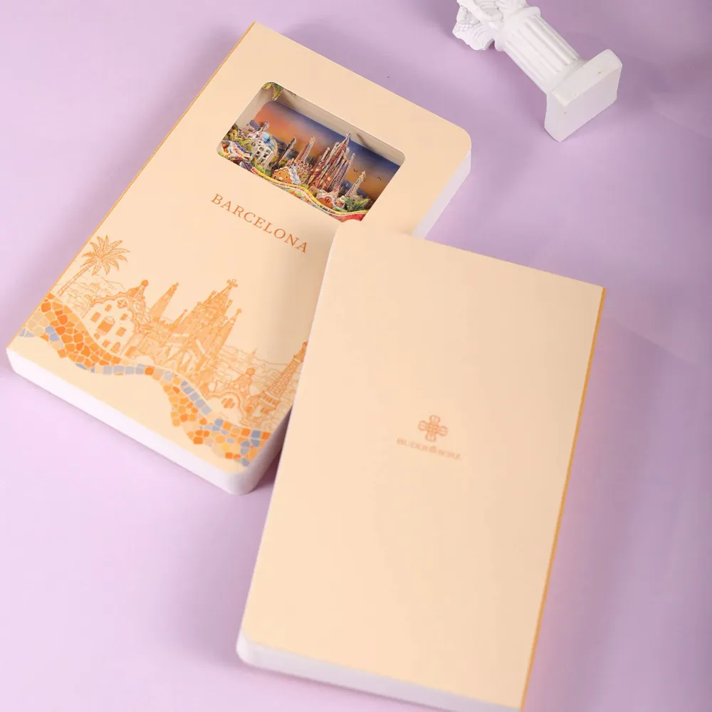 Stationery - 3D Paper Art Notebook — Barcelona - BUDDHIHERZ