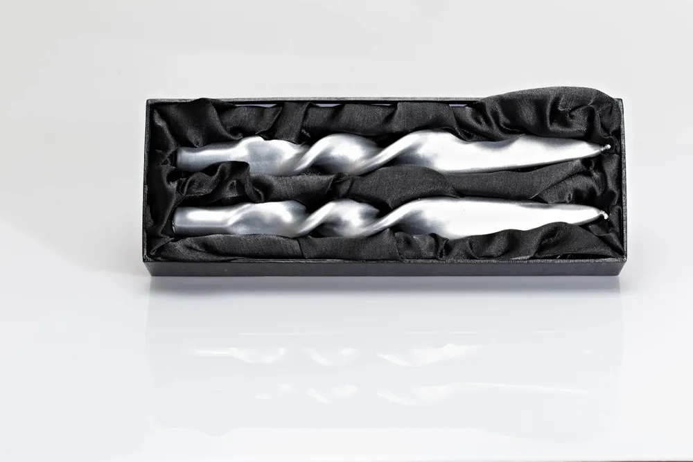 Candles - MELORIA DENISE SHEFFIELD - Box of 2 twisted candles - GRAZIANI