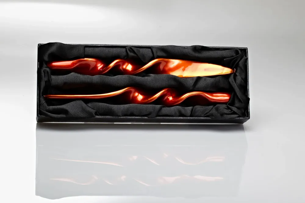 Candles - MELORIA DENISE SHEFFIELD - Box of 2 twisted candles - GRAZIANI