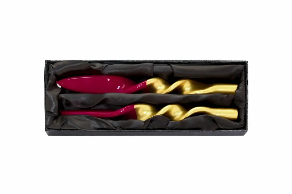 Candles - MELORIA DENISE GLAMOUR - Box of 2 twisted candles - GRAZIANI
