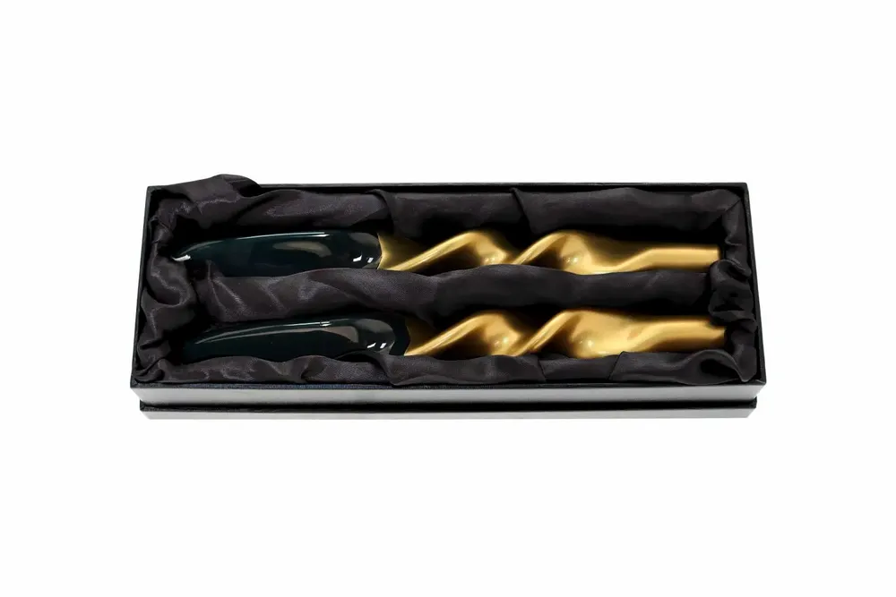 Candles - MELORIA DENISE GLAMOUR - Box of 2 twisted candles - GRAZIANI