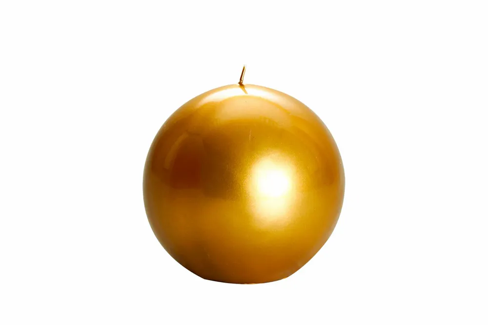 Candles - MELORIA BALL SHEFFIELD - Metallic sphere candles - GRAZIANI