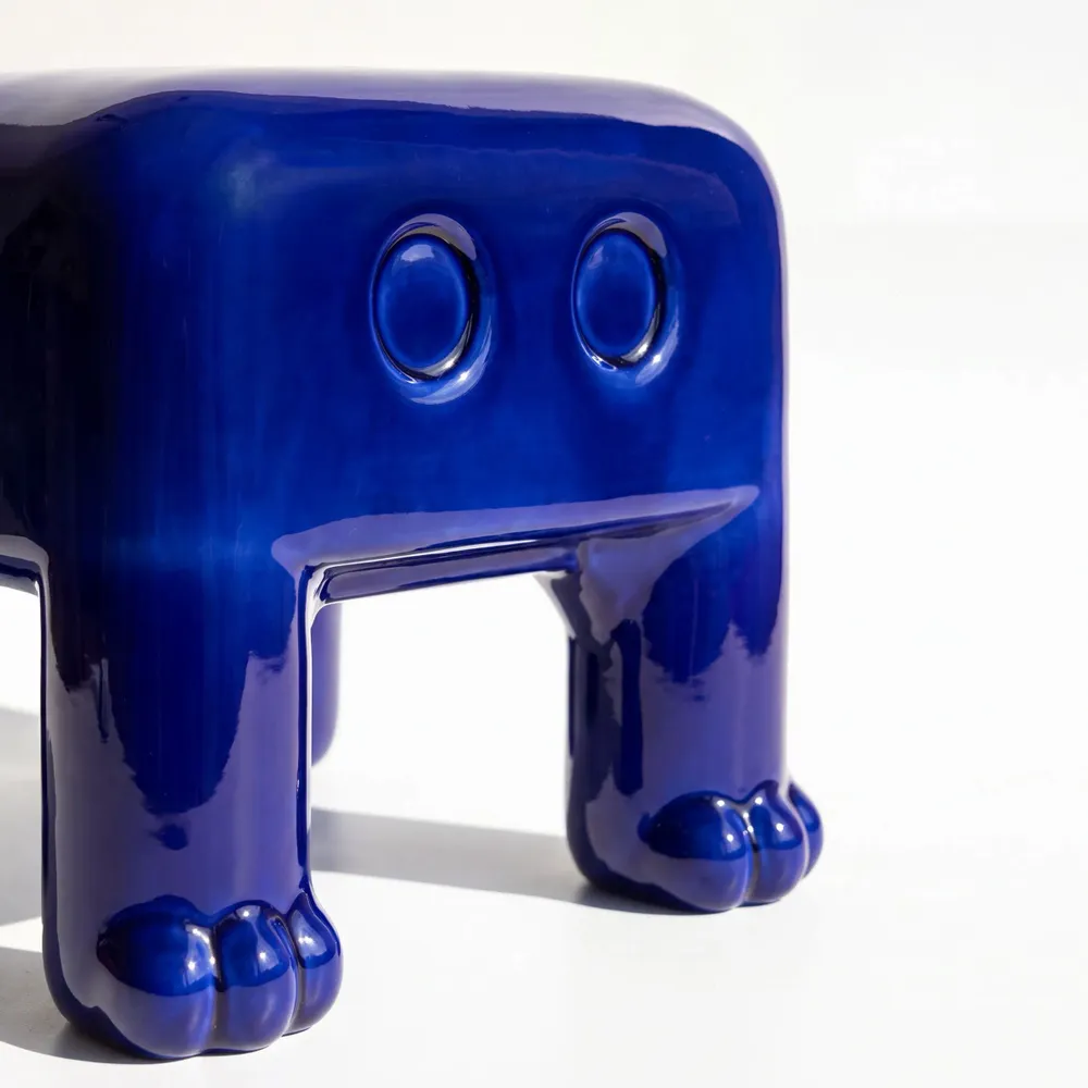 Coffee tables - ATLAS Side Table - Cobalt Blue - HOUBI
