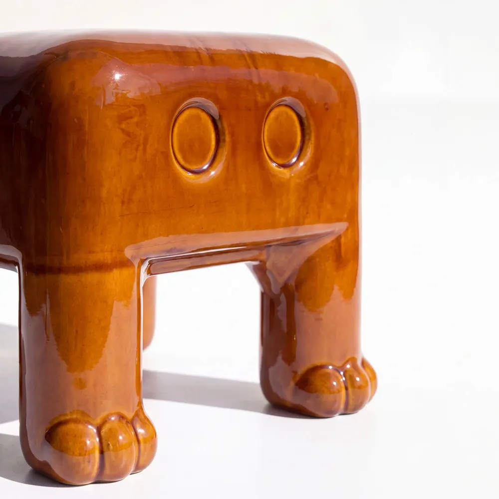 Tables basses - ATLAS Table d’appoint – Œil-de-tigre - HOUBI