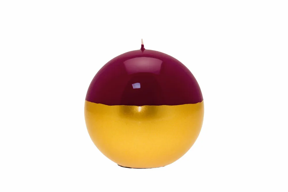 Candles - MELORIA BALL GLAMOUR - Bicolor sphere candles - GRAZIANI