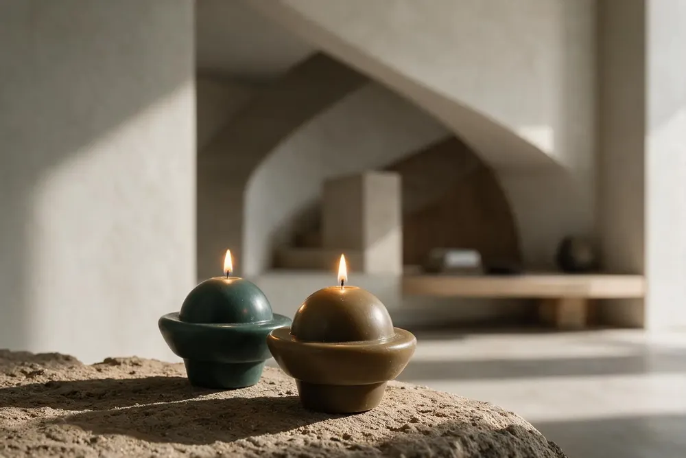 Candles - INCERA GEO COLLECTION - ALFA geometric candle - GRAZIANI