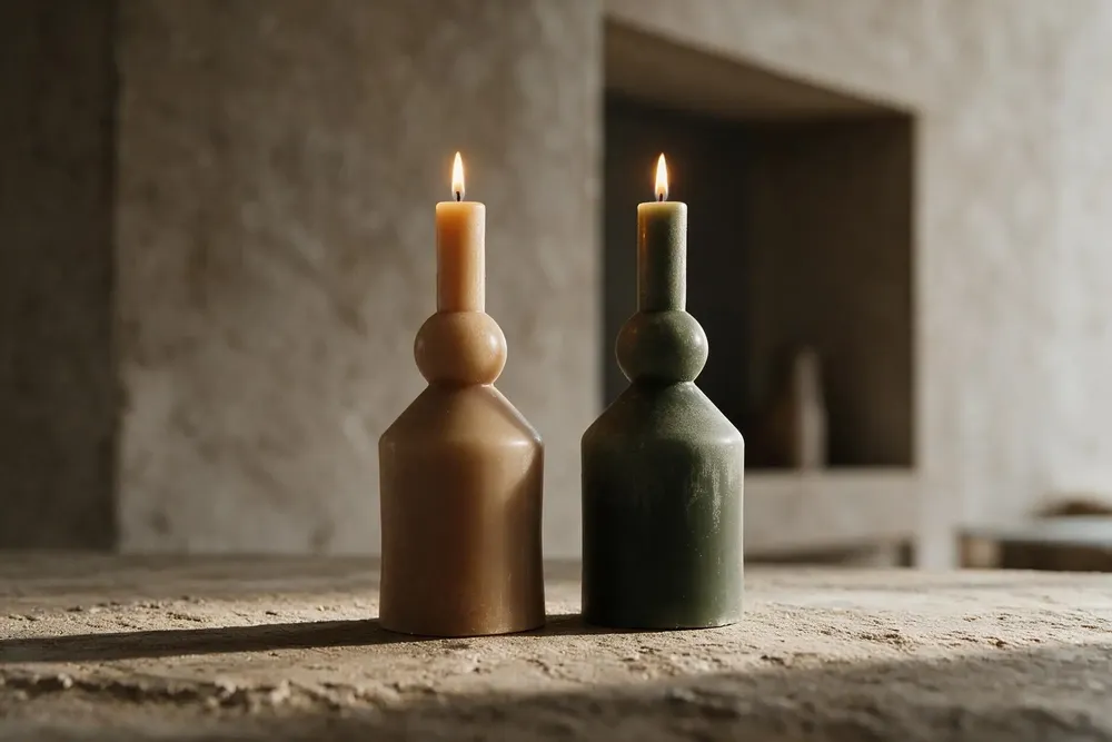 Candles - INCERA GEO COLLECTION - DELTA geometric candle - GRAZIANI