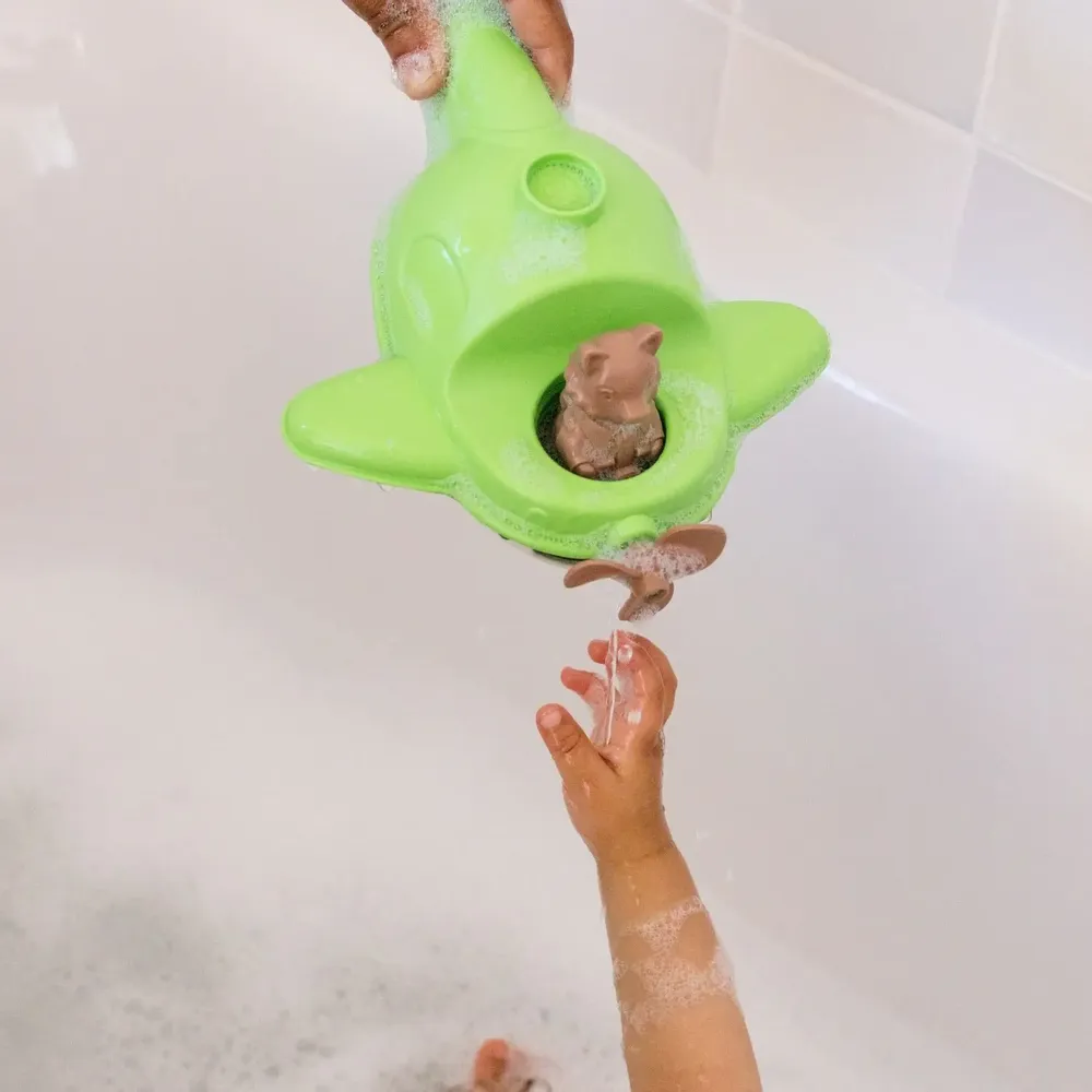 Toys - Moccha seaplane boat - Bath toy made in France and recycled - SIMPLE. (BY LE JOUET SIMPLE)