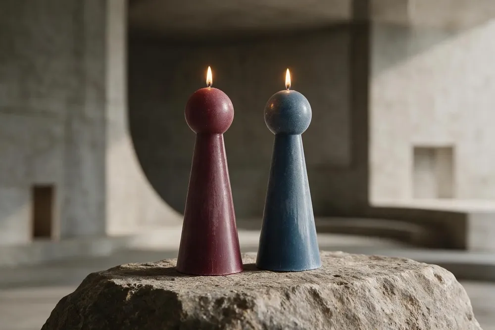 Candles - INCERA GEO COLLECTION - EPSILON geometric candle - GRAZIANI