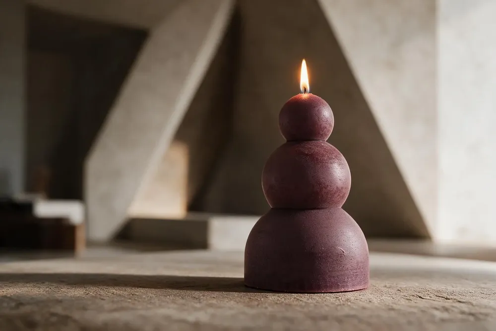 Candles - INCERA GEO COLLECTION - ZETA geometric candle - GRAZIANI