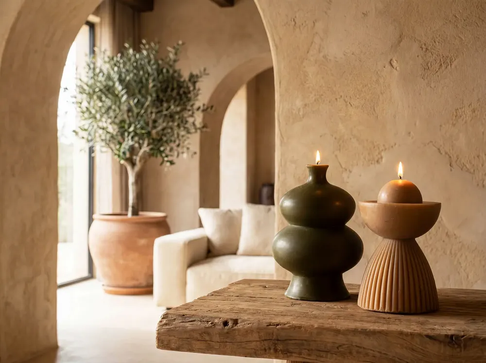 Candles - INCERA GEO COLLECTION - KAPPA geometric candle - GRAZIANI