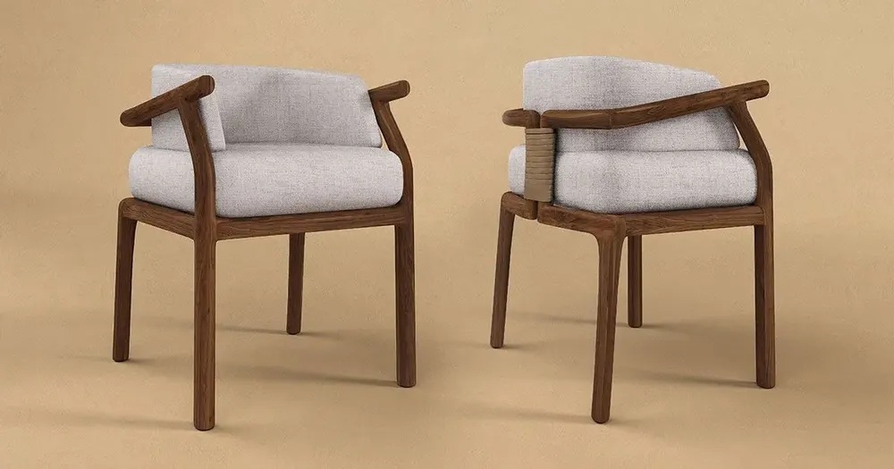 Chaises - Stefan Dining Chair Handmade by Wood Tailors Club - WOOD TAILORS CLUB