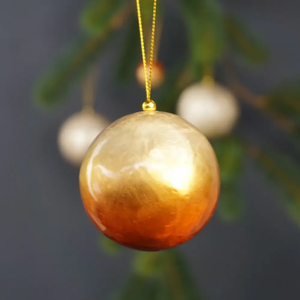 Other Christmas decorations - X-mas balls with overlapping colours set of 4 - KINTA