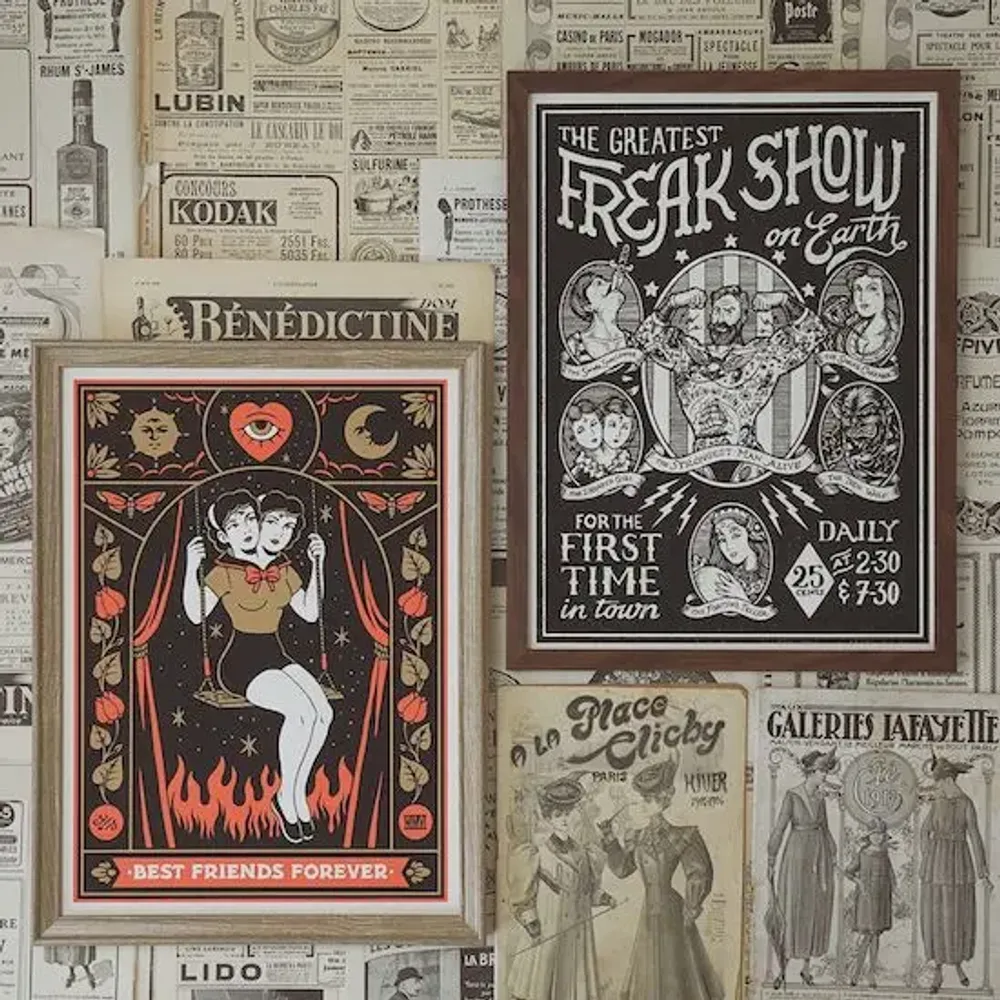 Affiches - Affiche "Freak Show" (Format 30x40cm) - YEAAAH! STUDIO