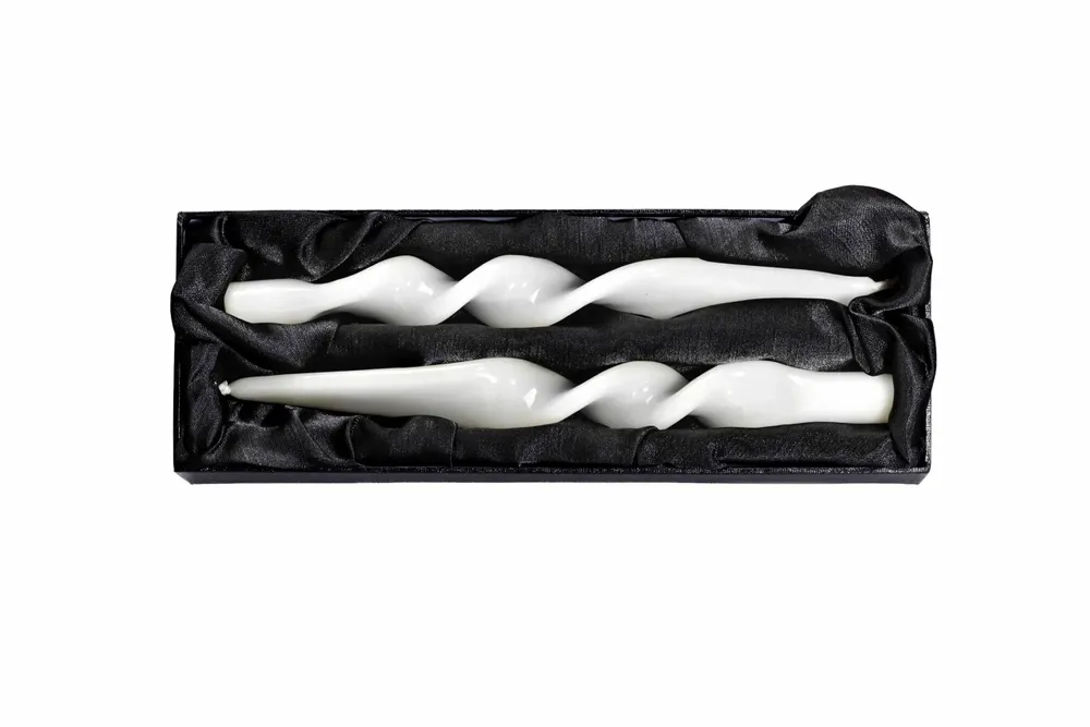 Candles - MELORIA DENISE CLASSIC - Box of 2 twisted candles - GRAZIANI