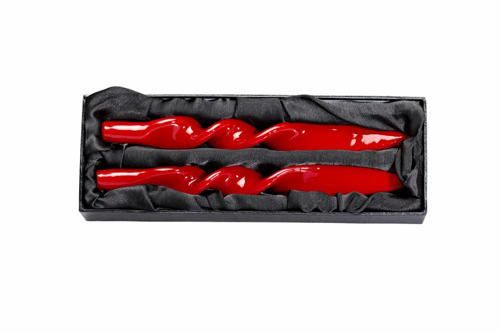 Candles - MELORIA DENISE CLASSIC - Box of 2 twisted candles - GRAZIANI