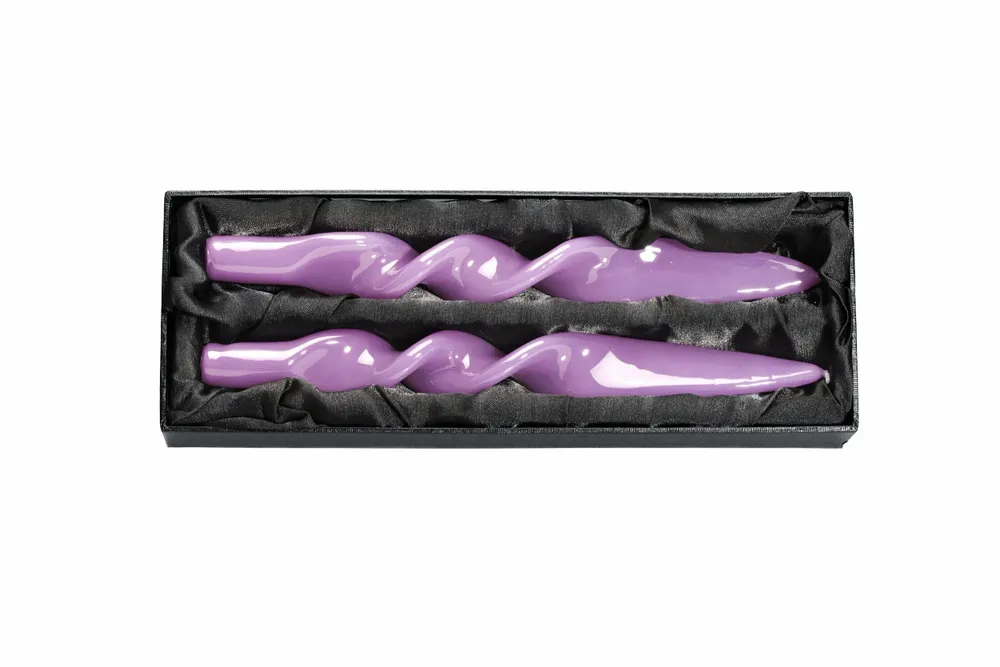 Candles - MELORIA DENISE CLASSIC - Box of 2 twisted candles - GRAZIANI