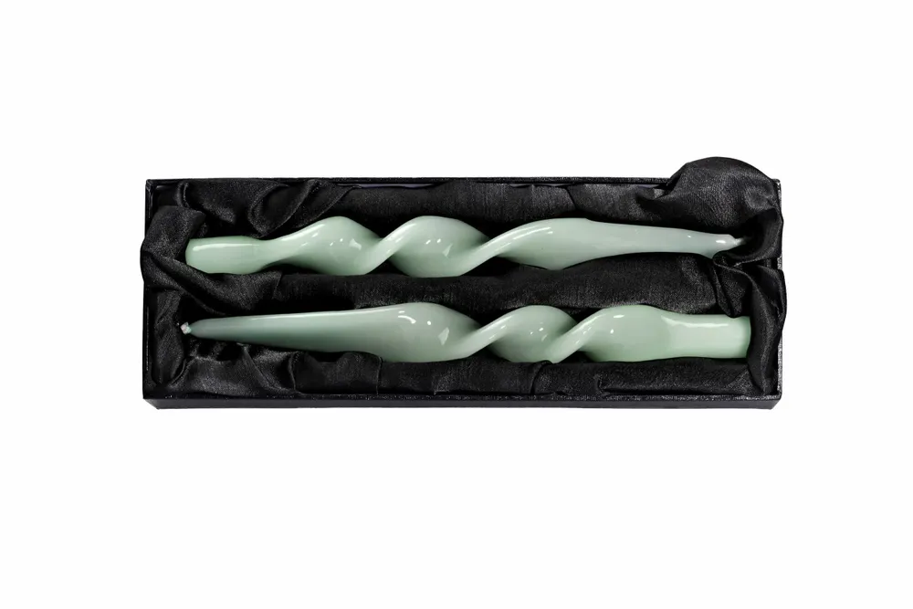 Candles - MELORIA DENISE CLASSIC - Box of 2 twisted candles - GRAZIANI