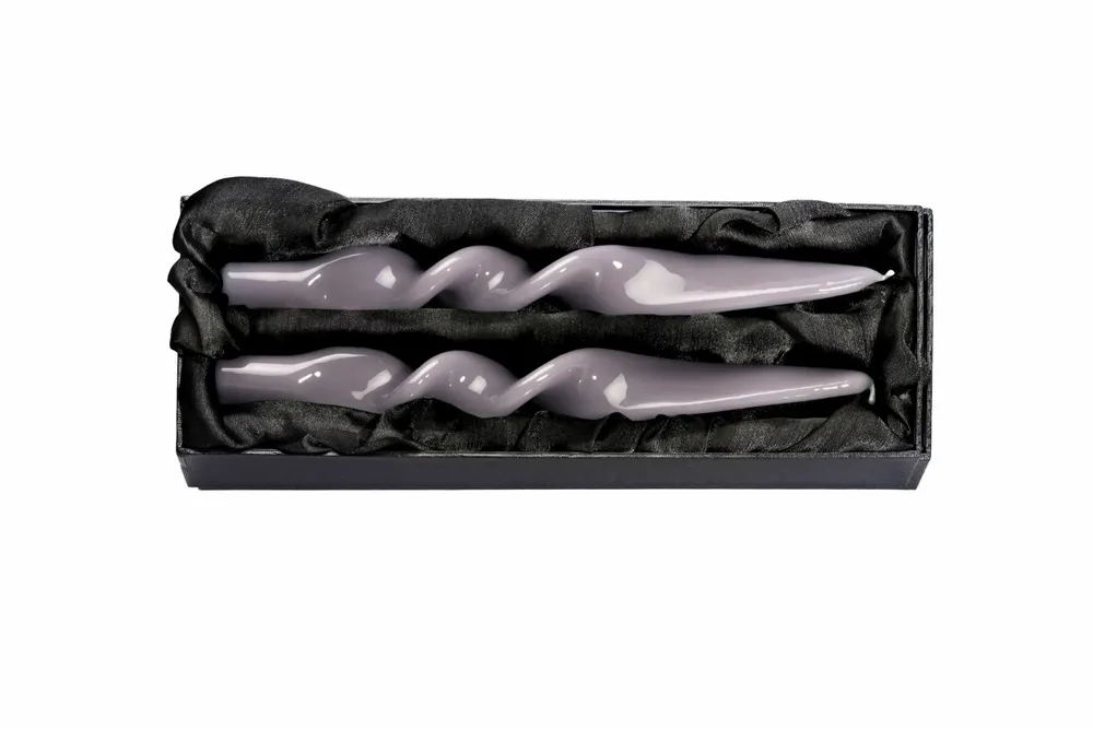 Candles - MELORIA DENISE CLASSIC - Box of 2 twisted candles - GRAZIANI
