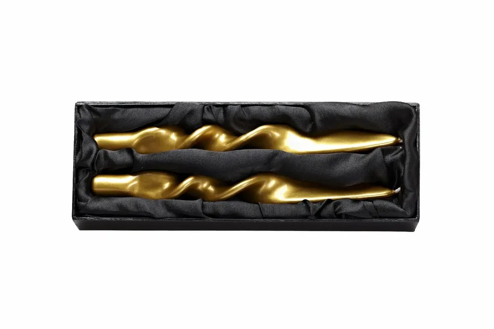 Candles - MELORIA DENISE SHEFFIELD - Box of 2 twisted candles - GRAZIANI