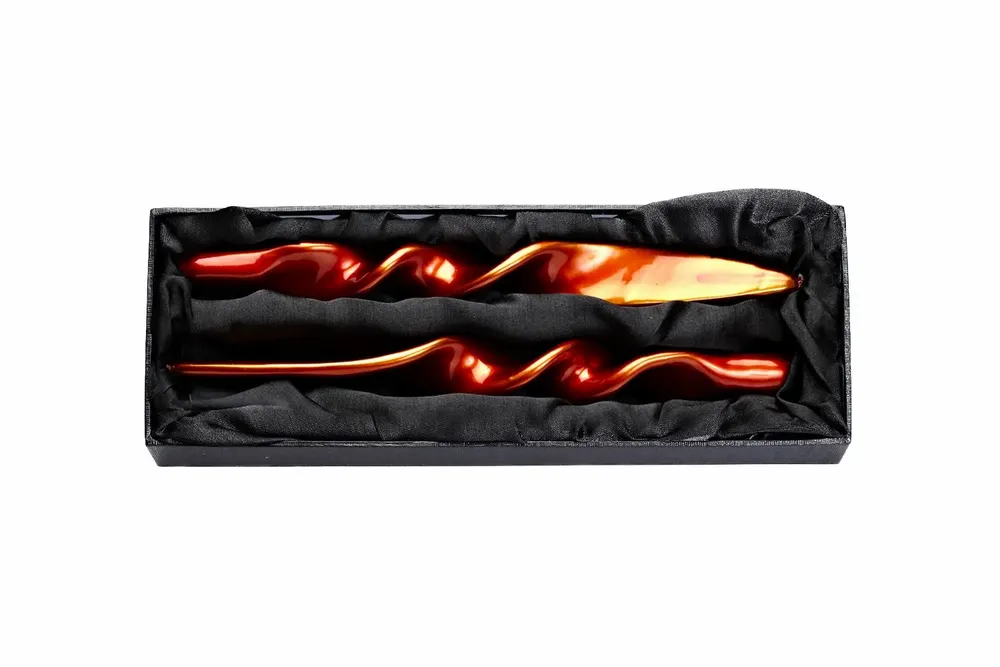 Candles - MELORIA DENISE SHEFFIELD - Box of 2 twisted candles - GRAZIANI