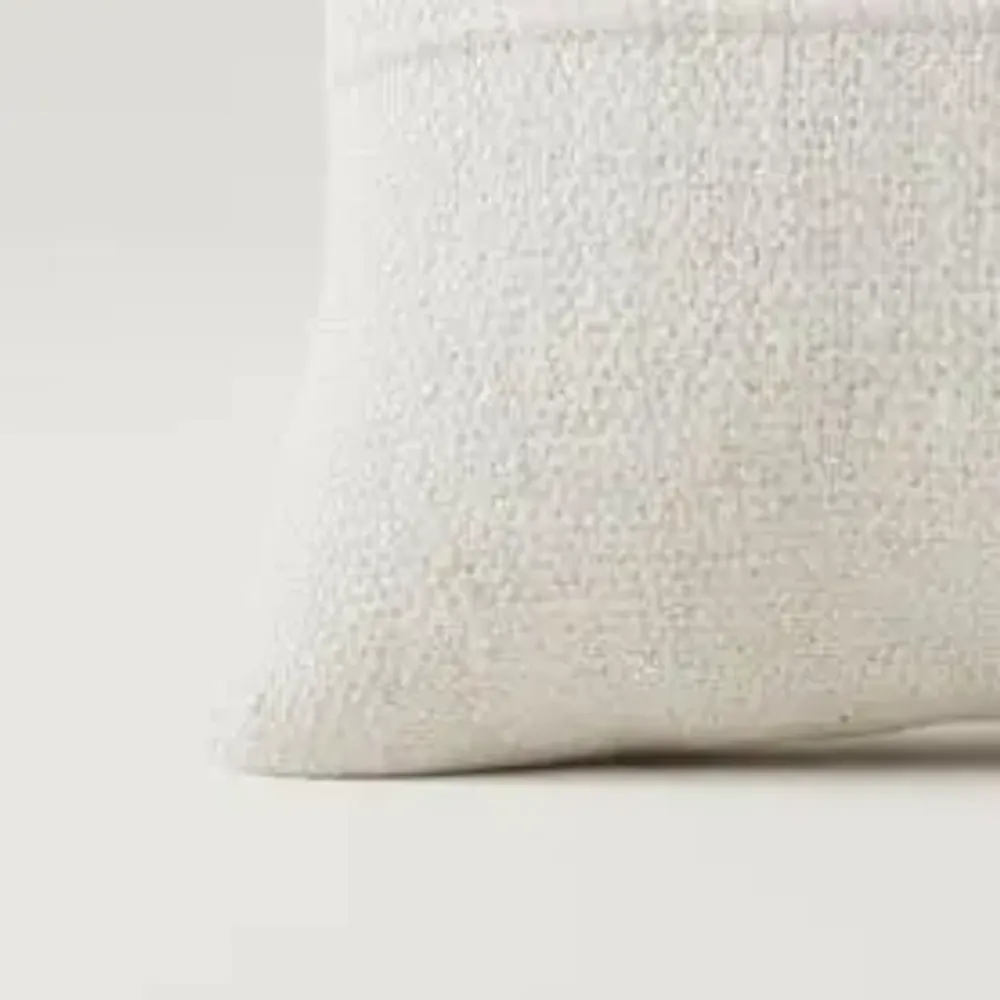 Fabric cushions - Ivory Cushion - Natural Jute - DESIGN TRIP