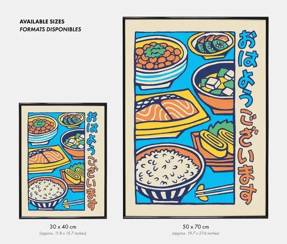 Poster - Print "Japanese Breakfast” (Size 30x40cm or 50x70cm) - YEAAAH! STUDIO