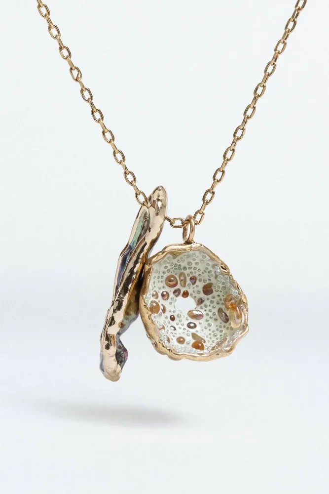 Bijoux - Collier Oursin Irisé - CÂPÂ JEWELRY