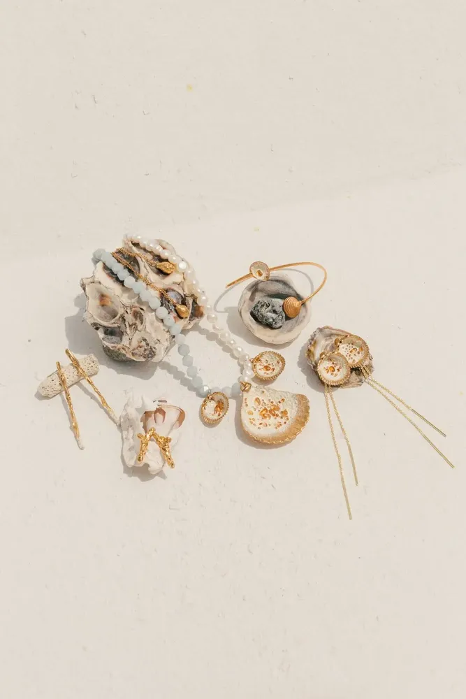 Bijoux - Collier Oursin Irisé - CÂPÂ JEWELRY
