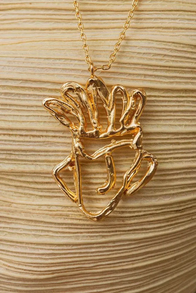 Jewelry - Rostro Line Face Necklace - CÂPÂ JEWELRY