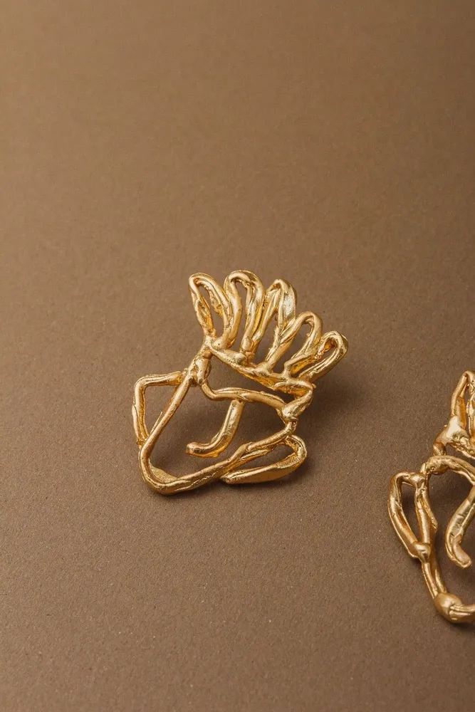 Jewelry - Rostro Line Face Earrings - CÂPÂ JEWELRY