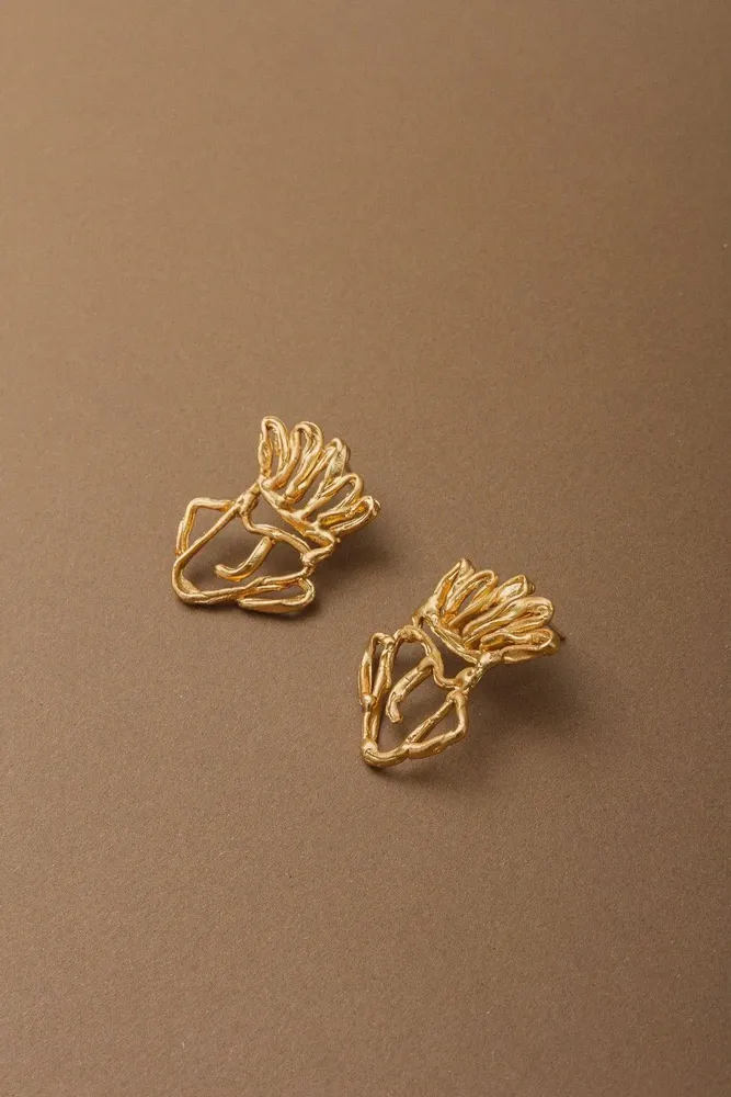 Jewelry - Rostro Line Face Earrings - CÂPÂ JEWELRY