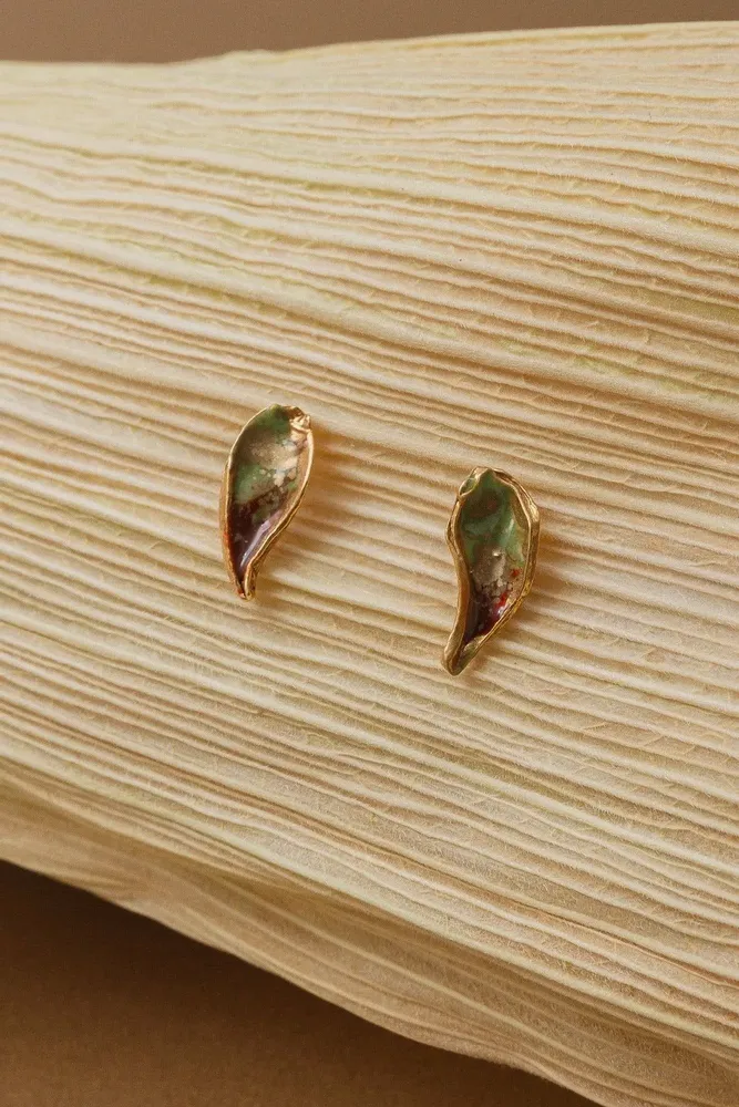 Jewelry - Aba Corn Stud Earrings - CÂPÂ JEWELRY