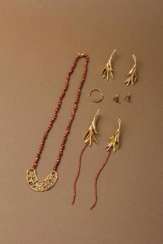 Jewelry - Aba Corn Stud Earrings - CÂPÂ JEWELRY