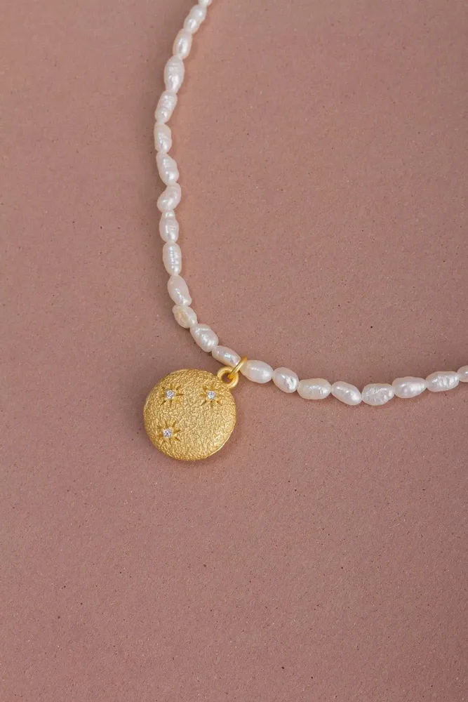 Jewelry - CÂPÂ Pearl Locket Necklace - CÂPÂ JEWELRY