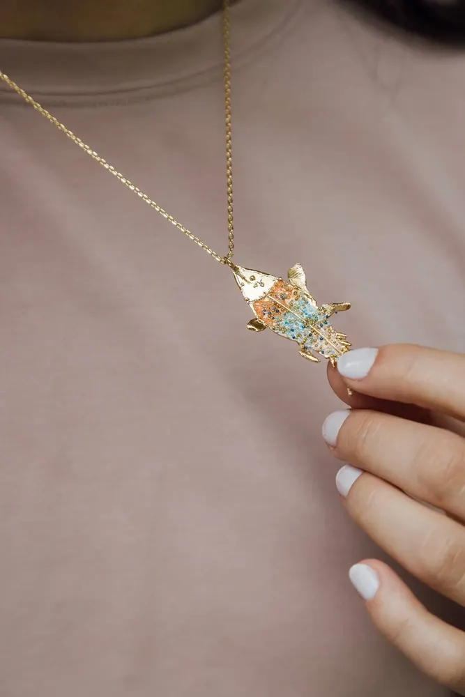 Jewelry - Tuna fish Necklace - CÂPÂ JEWELRY