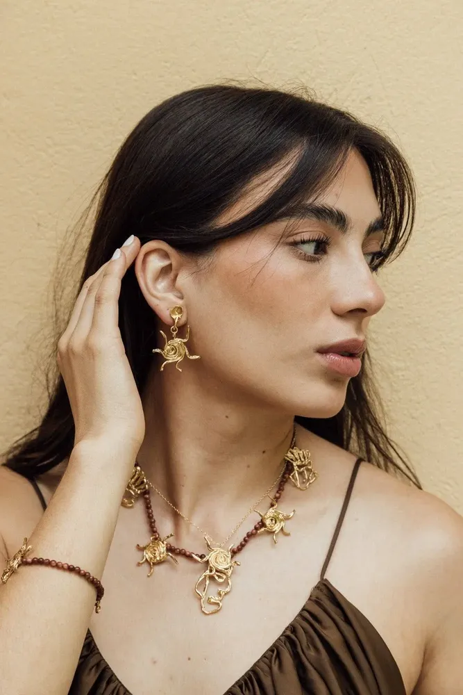 Jewelry - Suá Sun Dangle Earrings - CÂPÂ JEWELRY