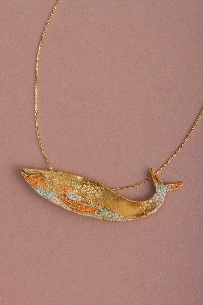 Jewelry - Amalia Whale Necklace - CÂPÂ JEWELRY