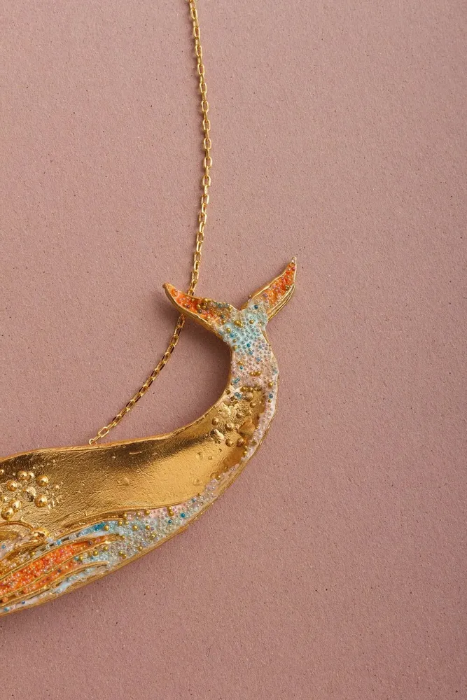 Jewelry - Amalia Whale Necklace - CÂPÂ JEWELRY