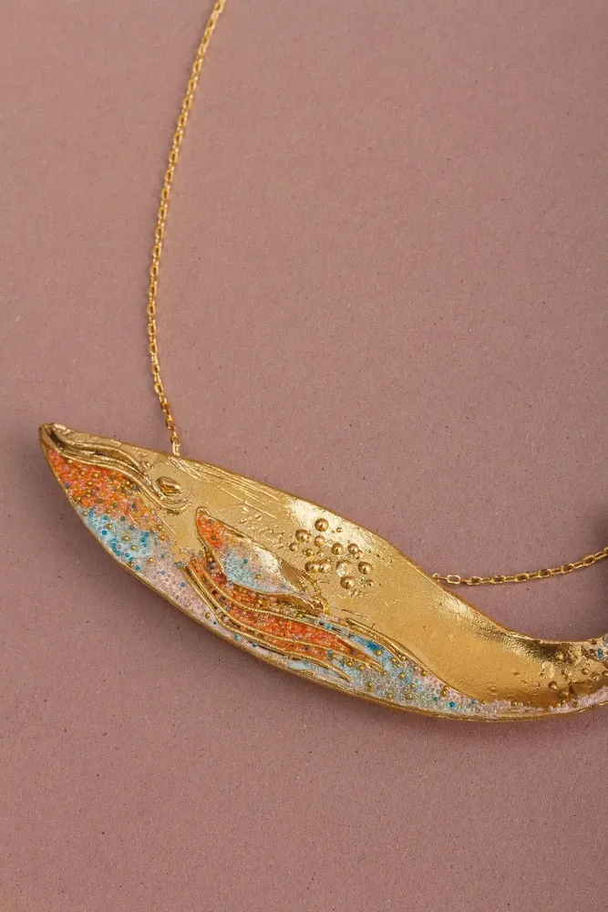 Jewelry - Amalia Whale Necklace - CÂPÂ JEWELRY