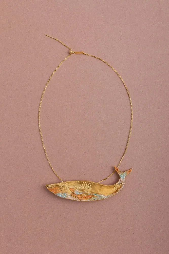 Jewelry - Amalia Whale Necklace - CÂPÂ JEWELRY